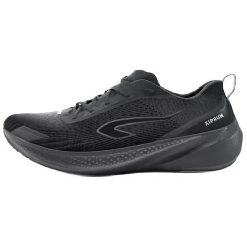 DECATHLON Cushioning Slip Resistant Breathable Low top Casual Running Shoes Men's Black