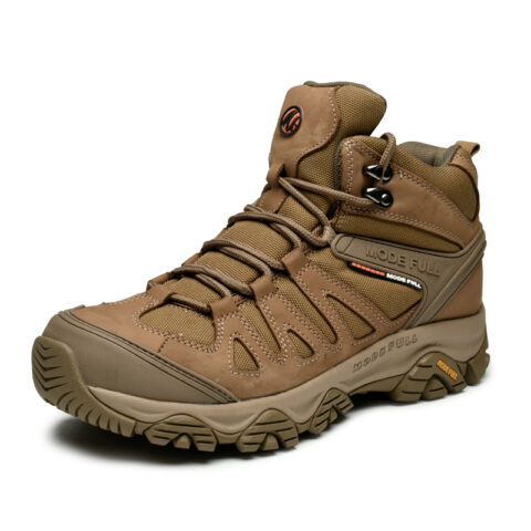 MODE FULL Slip Resistant, Abrasion Resistant, Breathable High top Mountaineering Shoes Men’s