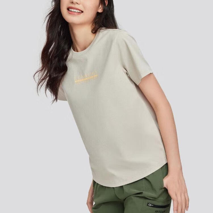 Skechers T Shirt Women’s Silver Gray