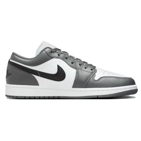 Jordan Air Jordan 1 Vintage Basketball Shoes Unisex Low Top White/Gray