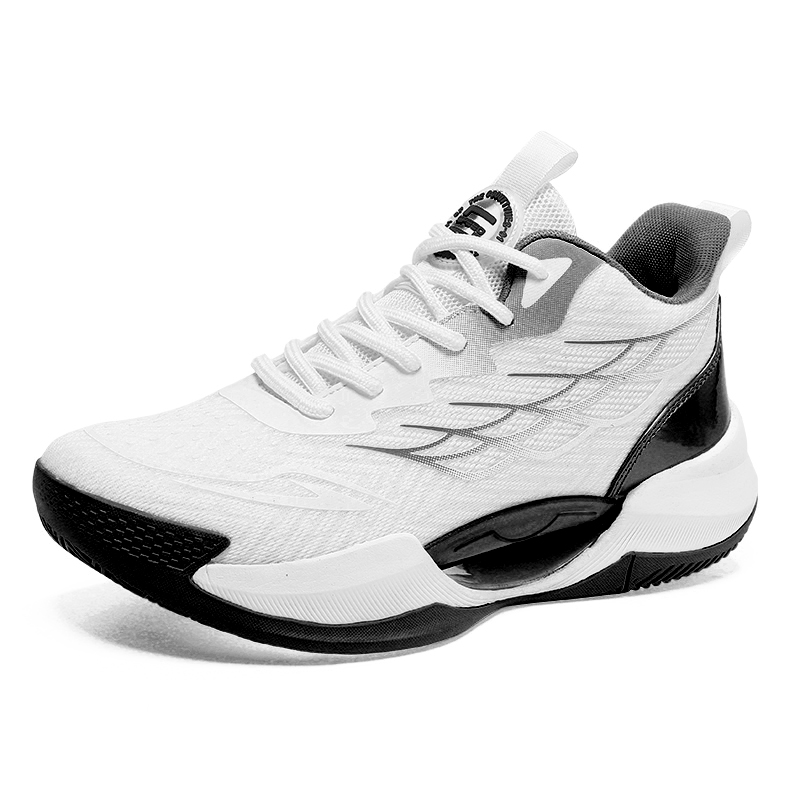 HEIWEILU Cushioning Abrasion Resistant Breathable Cushioning Abrasion Resistant Breathable Mid top Basketball Shoes