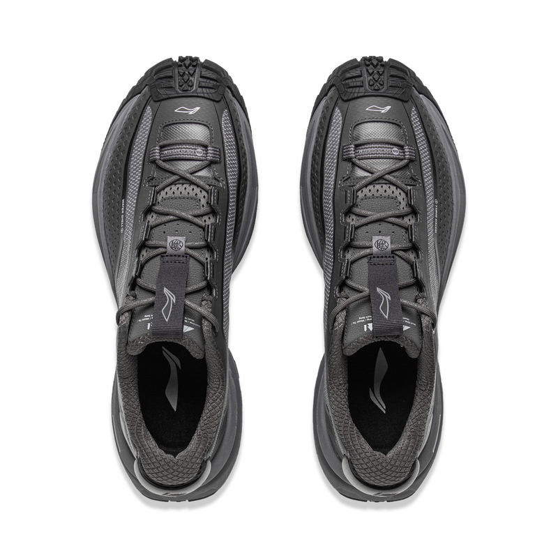 Li Ning Outdoor CF Tracing, Xingchuan Low top Hiking Shoes Unisex Obsidian Gray Elegance