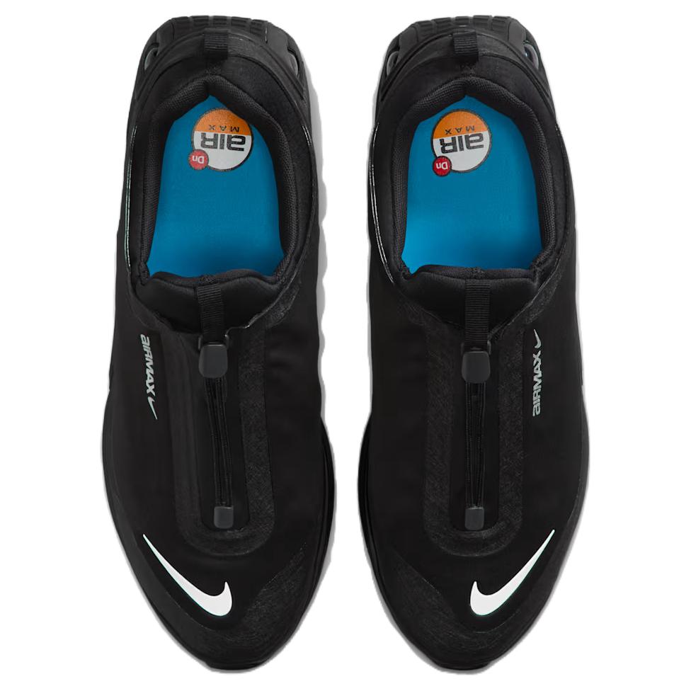 Nike Air Max Dn Textile, Synthetic Leather Casual Running Shoes Unisex Black