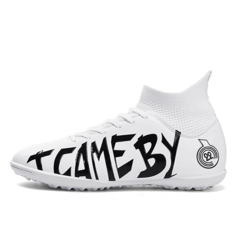 SHUANGDING Slip Resistant TF Turf Artificial Turf Synthetic Leather Soccer Shoes Unisex