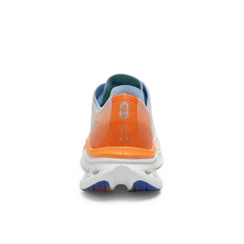 ANGSHAN Coverage Rebound Height Increasing Lightweight Slip Resistant Running Shoes Men’s White Blue