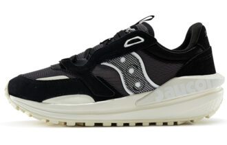 Saucony Cushioning Slip Resistant Abrasion Resistant Breathable Low top Running Shoes Women's Black