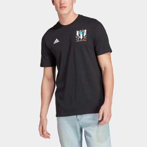 Adidas Messi Soccer Jerseys Men’s Black Moderate Straight Fit
