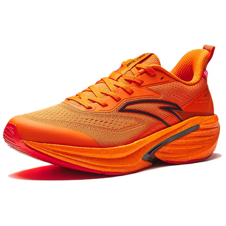 Anta Rocket 7 Wear resistant And Lightweight Low top Casual Running Shoes Men’s Flame Orange Red