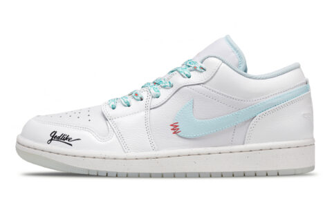 Jordan Air Jordan 1 Narrative Abrasion Resistant Low top Vintage Basketball Shoes Men’s
