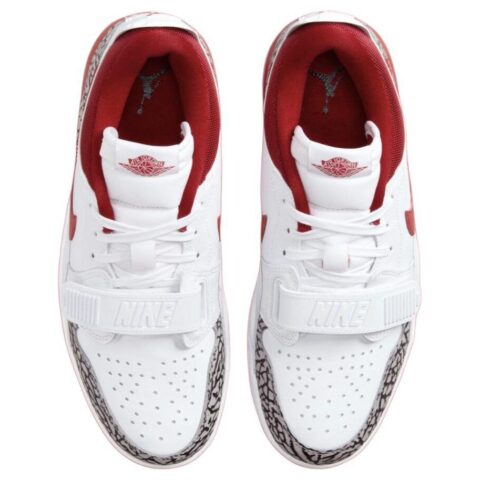 Jordan Legacy 312 Low White Cement Gym Red Women’s