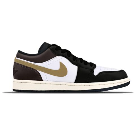 Jordan Air Jordan 1 Abrasion Resistant Vintage Basketball Shoes Unisex Khaki Brown