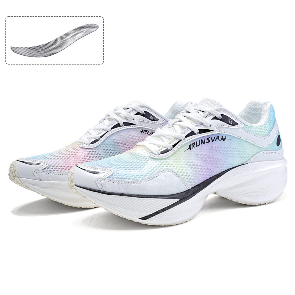 IRUNSVAN Low top Running Shoes Unisex Ai Pao Bai Dopamine
