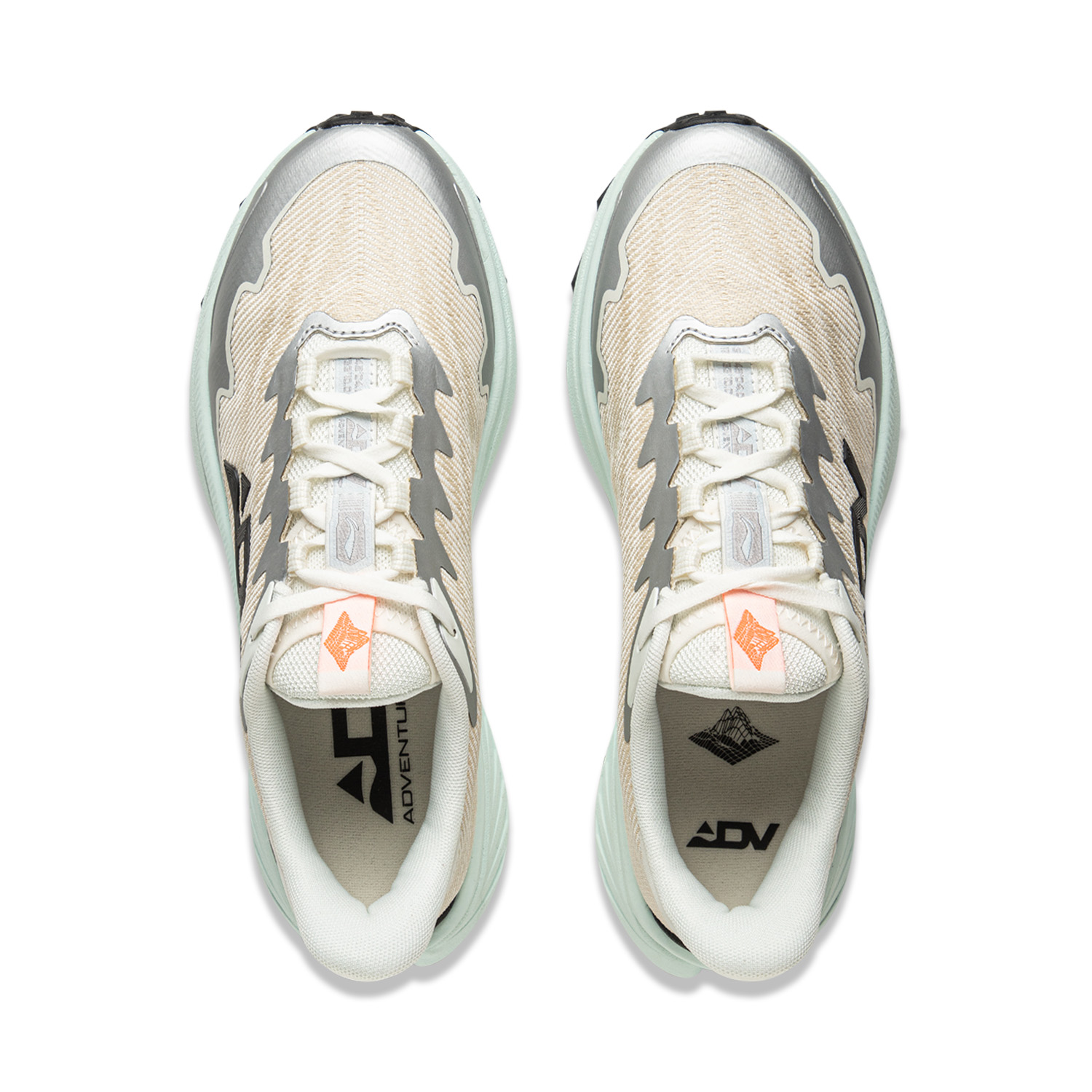 Li Ning Cushioning Slip Resistant Abrasion Resistant Rebound Low top Casual Trail Running Shoes Women’s