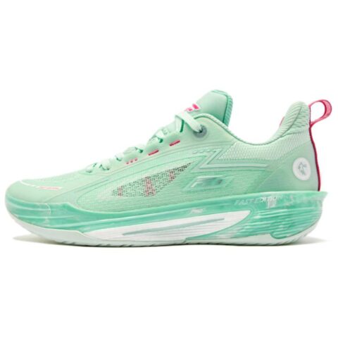 QIAODAN FE3.0 China Jade Cushioning Slip Resistant Abrasion Resistant Breathable Support Anti Twist Grip Low top