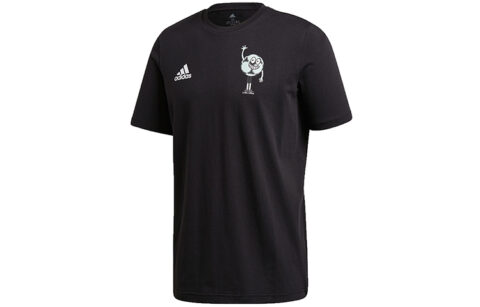 Adidas Soccer Jerseys Men's Black Moderate Straight Fit