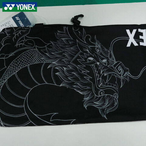 YONEX Badminton Racket Bags 1 2 Pcs Minimalist Fashion Shoulder Bag Black Dragon Pattern Unisex