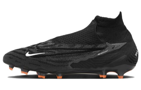 Nike Gripknit Phantom Gx Elite Dynamic Fit Fg Black Dark Smoke Grey Total Orange
