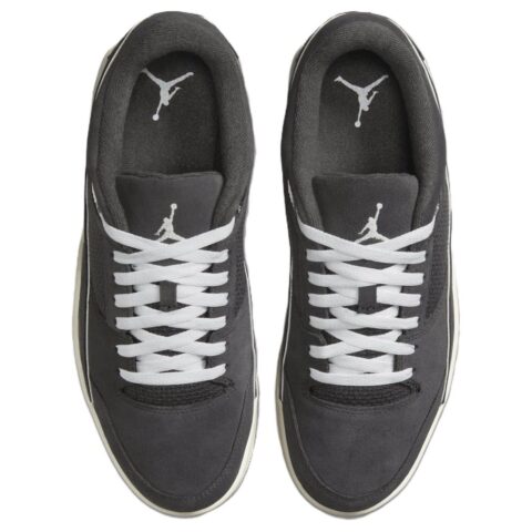 Jordan Flight Court Anthracite Sail Varsity Red White