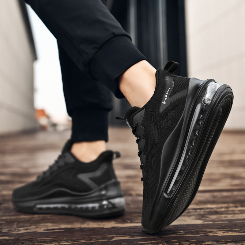 RUIKE Abrasion Resistant Lightweight Height Increasing Low top Casual Running Shoes Men’s