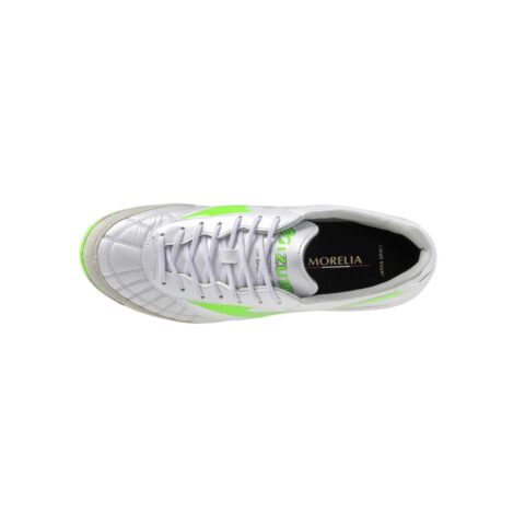 Mizuno SALA Comfortable TF Turf Cushioning Soccer Shoes Unisex Silver White
