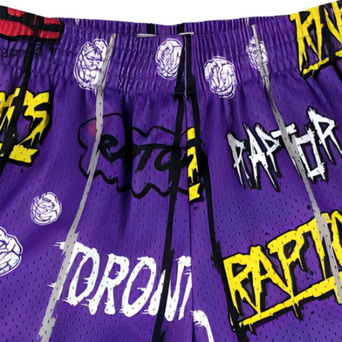 Mitchell Ness Basketball Shorts Unisex Purple