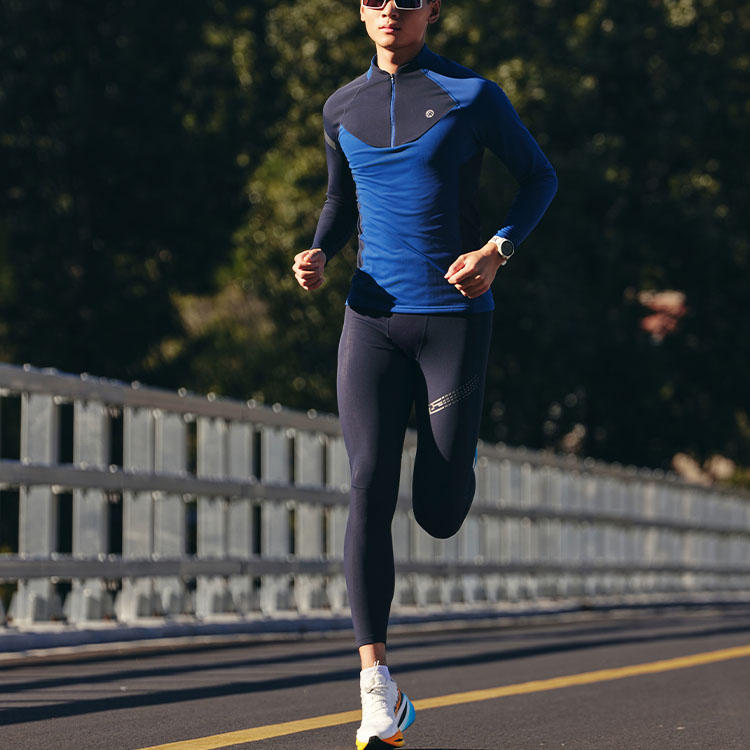 BMAI Running Pants Men’s Dark Blue/Titanium Gray