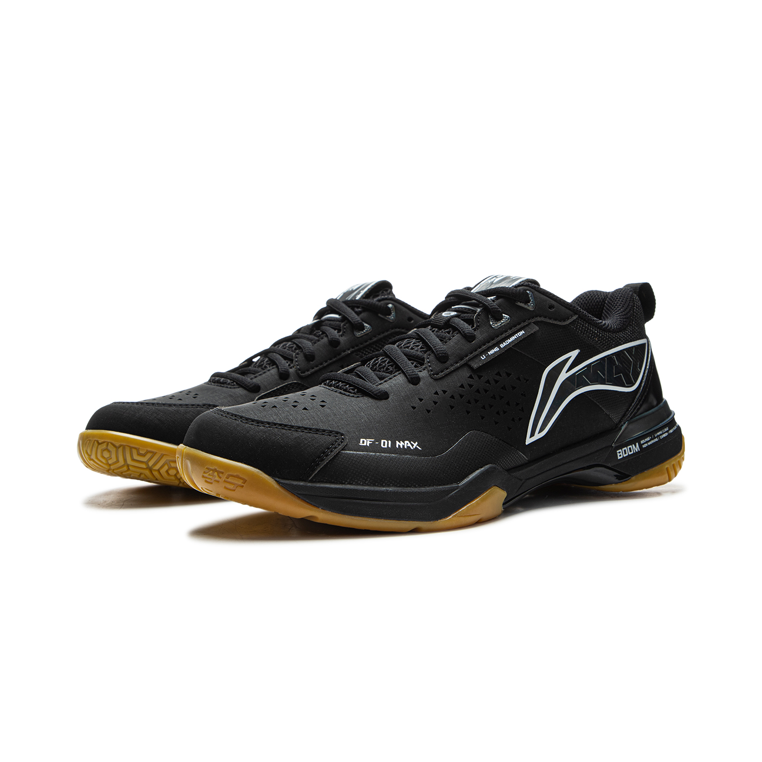Li Ning Blade Ma Cushioning Rebound Low top Badminton Shoes Unisex Black