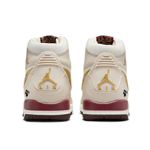 Jordan Legacy 312 Ink Wash Landscape, Cute Panda Slip Resistant Abrasion Resistant High top Vintage Basketball Shoes