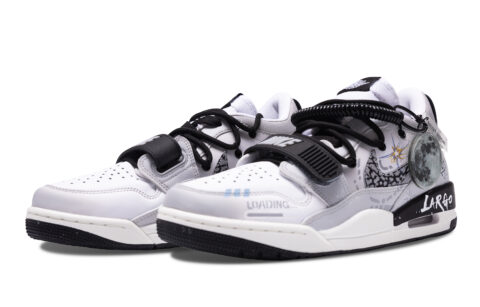 Jordan Legacy 312 Low top Vintage Basketball Shoes Men’s Gray White