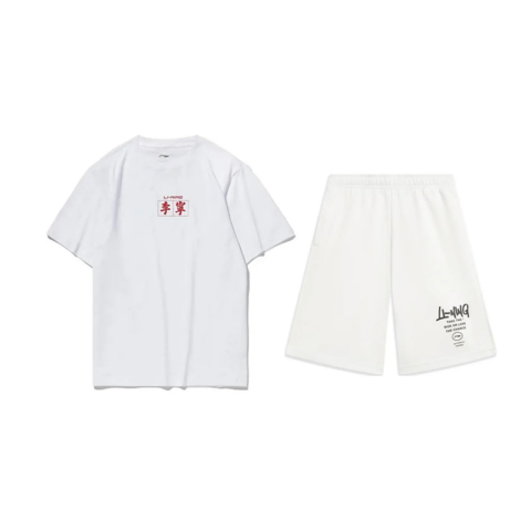 Li Ning Casual Sportswear Unisex White+White