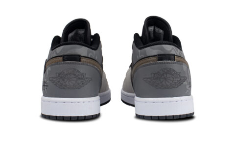 Jordan Air Jordan 1 Low top Vintage Basketball Shoes Men’s Black Gray