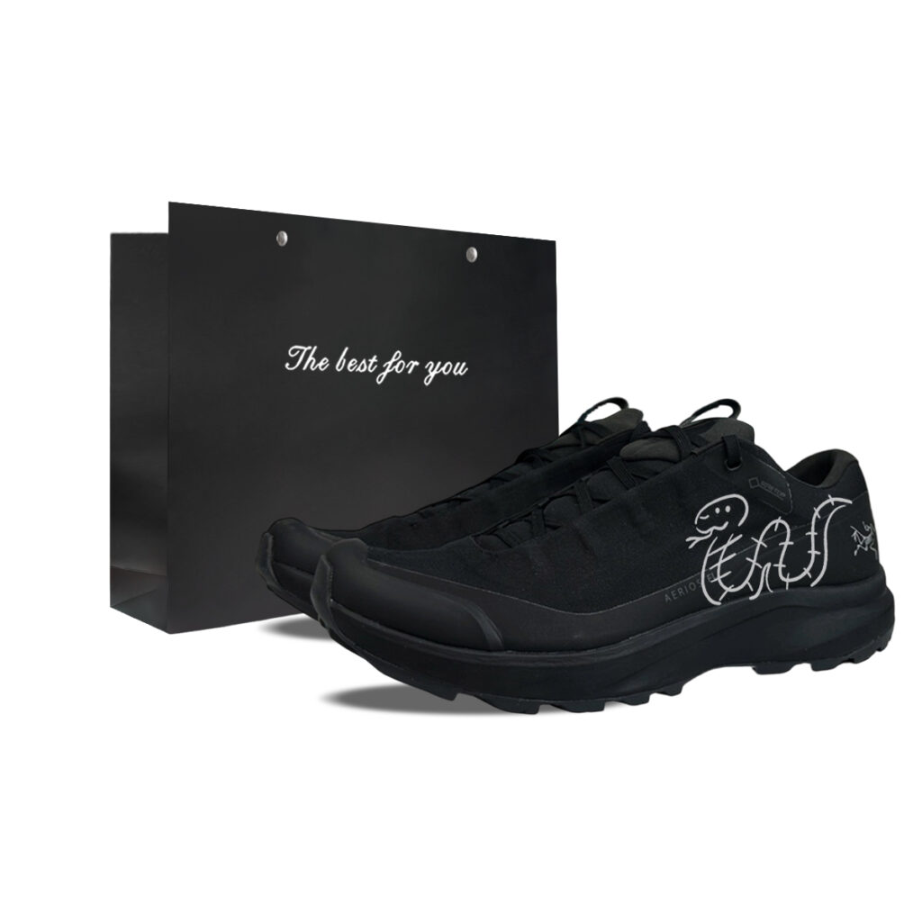 Arc’teryx Aerios FL Low top Casual Trail Running Training City Commuting Running Shoes Men’s Black White