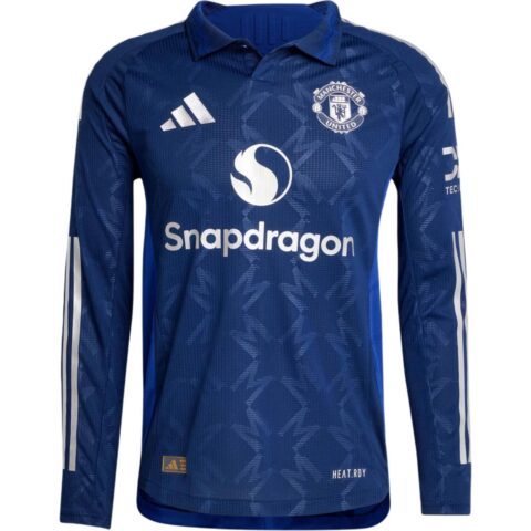 Adidas Free Shipping With AdiClub Manchester United 24/25 Long Sleeve Away Authentic Jersey