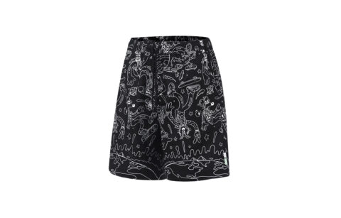Li Ning Sports Shorts Men's Black White
