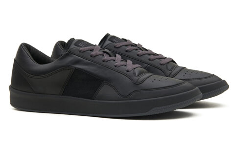 EQLZ EQUALIZER 1970 Lightweight Low-Top Vintage Basketball Shoes Black Fog Made In USA Nappa Genuine Leather