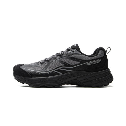 Li Ning Outdoor CF Tracing Breathable And Resilient Low top Outdoor Shoes Unisex Black Gray