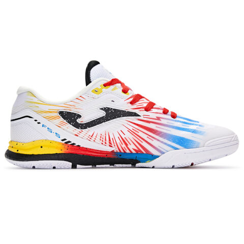 Joma IC/in Fabric Slip Resistant Abrasion Resistant Soccer Shoes Men’s White