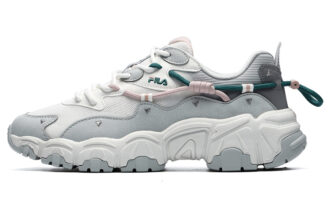 FILA Low top Casual Running Shoes Women's White Gray