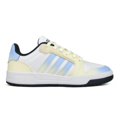 Adidas Neo Entrap Enchanting Coast Anti-Slip Wear-Resistant Low-Top Vintage Basketball Shoes Unisex White Yellow