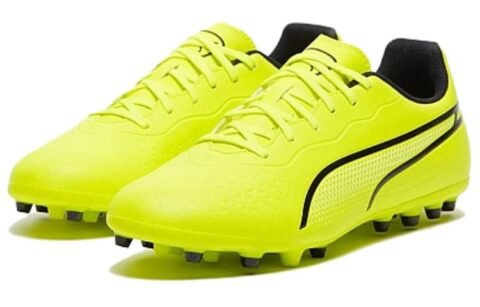 PUMA King Match Mg Cleats ‘Solar Yellow Black’