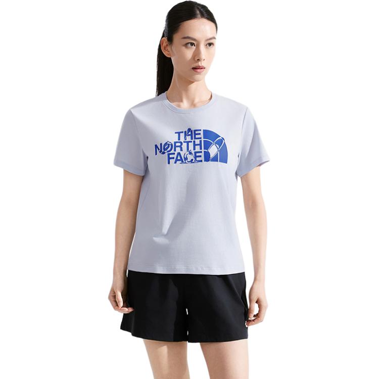 THE NORTH FACE Quick Dry T Shirts Women's Haze Blue