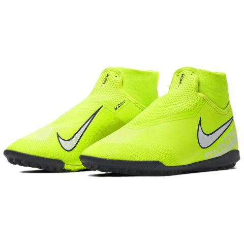 Nike TF Turf Cushioning Slip Resistant Abrasion Resistant Soccer Shoes Unisex Green