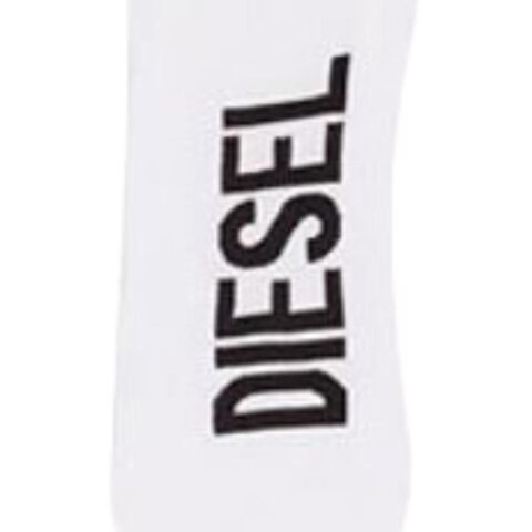 DIESEL No Show Socks Unisex 3 Pack White