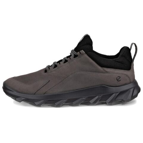 Ecco Driver Cow Leather Slip Resistant Abrasion Resistant Low top Running Shoes Men’s Iron Gray