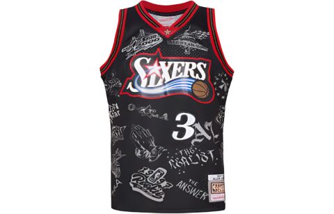 Mitchell Ness Basketball Jersey Unisex Black