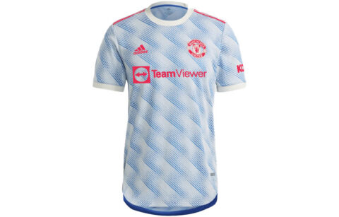 Adidas Manchester United Soccer Jerseys Men's Blue Moderate