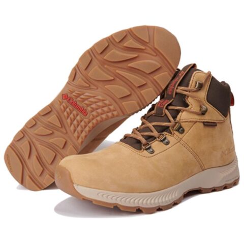 Columbia Landroamer Comfortable Slip Resistant Abrasion Resistant Mid top Outdoor Shoes Men’s Brown