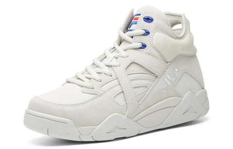 FILA FUSION Cage Low top Vintage Basketball Shoes Women’s Gray White