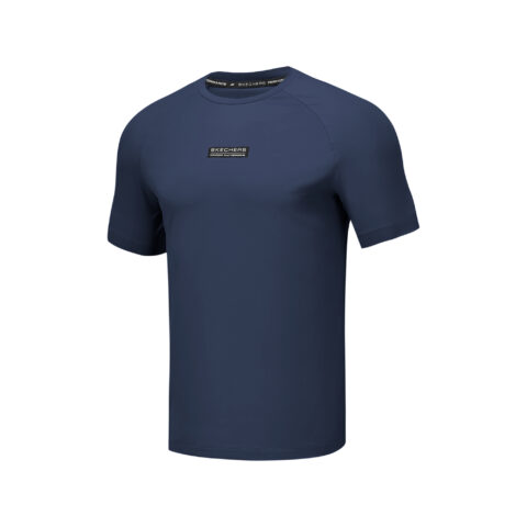Skechers GODRI T Shirt Men’s Marine Collegiate Blue