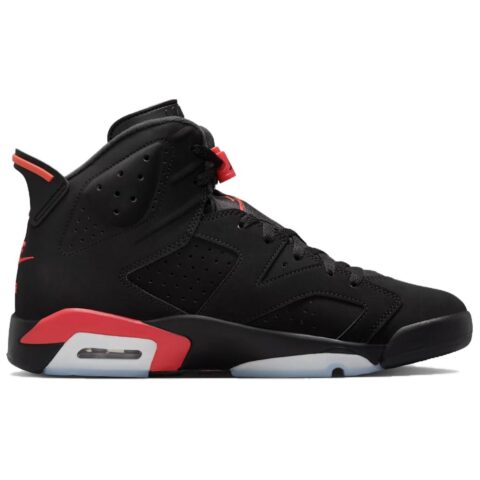 Jordan Air Jordan 6 High top Vintage Basketball Shoes Unisex Black Red